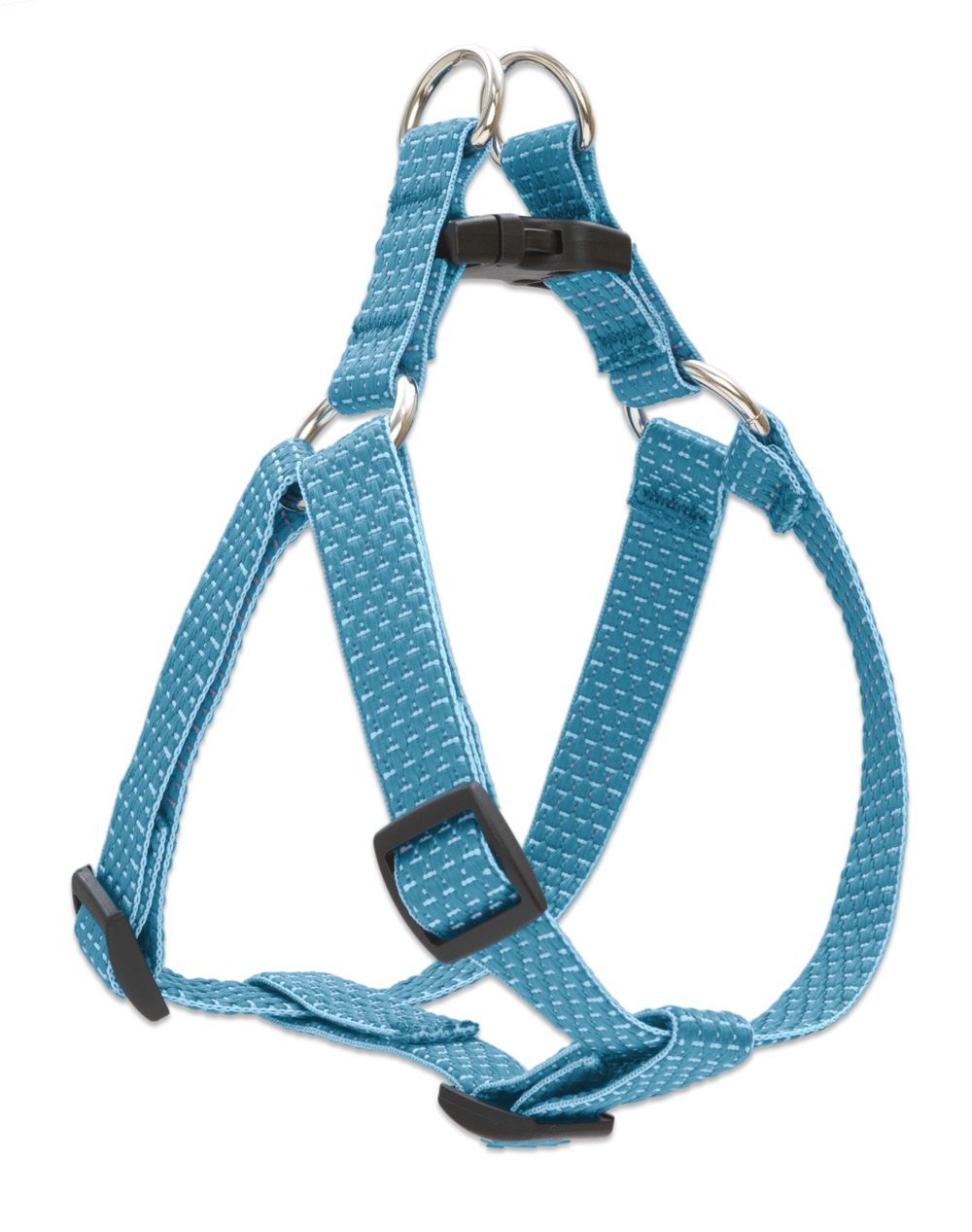 Lupine 36344 ECO Step In Harness for Small Dogs, Tropical Sea, 3/4" x 15-21"