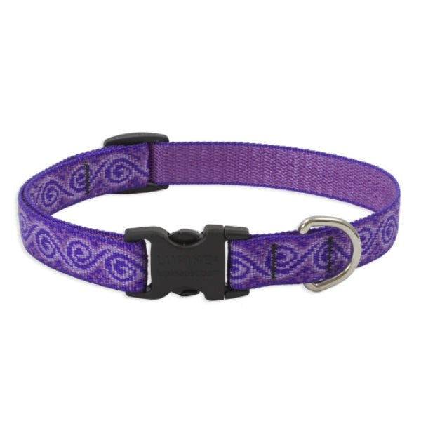 Lupine 96902 Originals Adjustable Collar for Medium Dogs, Jelly Roll, 3/4"x13"-22"