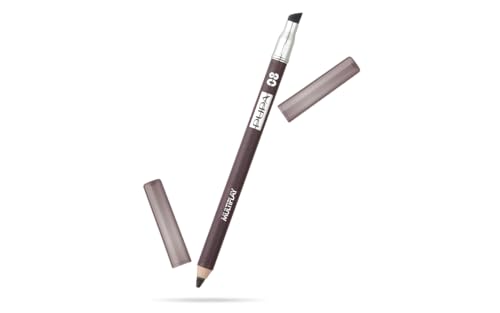 Pupa Milano Multiplay Eye Pencil - Suitable For Sensitive Eyes - Soft And Smooth Texture - Paraben Free - Ophthalmologist Tested - Amazing Color - 08 Basic Brun - 0.04 Oz, (244008)