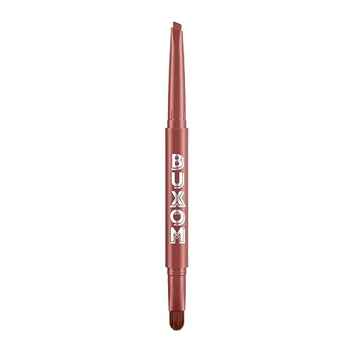 BUXOM Power Line Plumping Lip Liner, Long Lasting and Retractable Lip Liner, Moisturizing with Peptides and Vitamin E for Plump, Cruelty Free