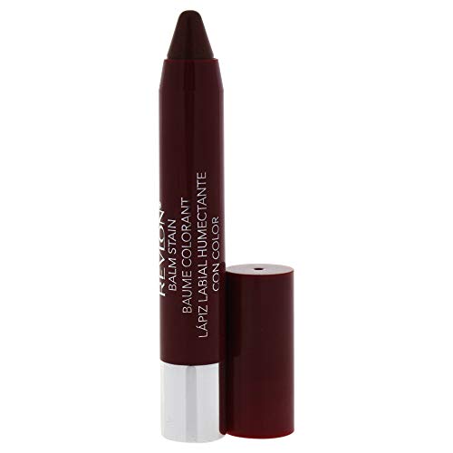 Revlon Lip Balm, Tinted Lip Stain, Face Makeup with Lasting Hydration, Infused with Shea Butter, Mango & Coconut Butter, Shimmer Finish, 055 Adore, 0.01 Oz