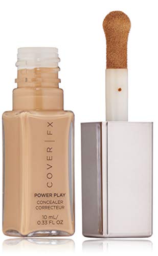 Cover FX Power Play Concealer: Crease-Proof, Transfer-Proof Concealer Provide 16-hour Full Coverage with Powerful Pollution Defense- G Medium 4, 0.33 Fl Oz