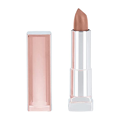 Maybelline New York Color Sensational Nude Lipstick Satin Lipstick, Blushing Beige, 0.15 Ounce (Pack of 1)