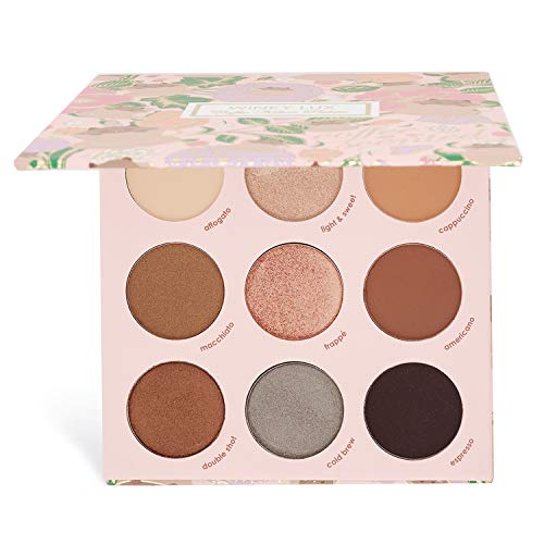 Winky Lux Coffee Kitten Eyeshadow Palette, Neutral Eyeshadow Palette, 9 Shades in Matte, Satin and Shimmer
