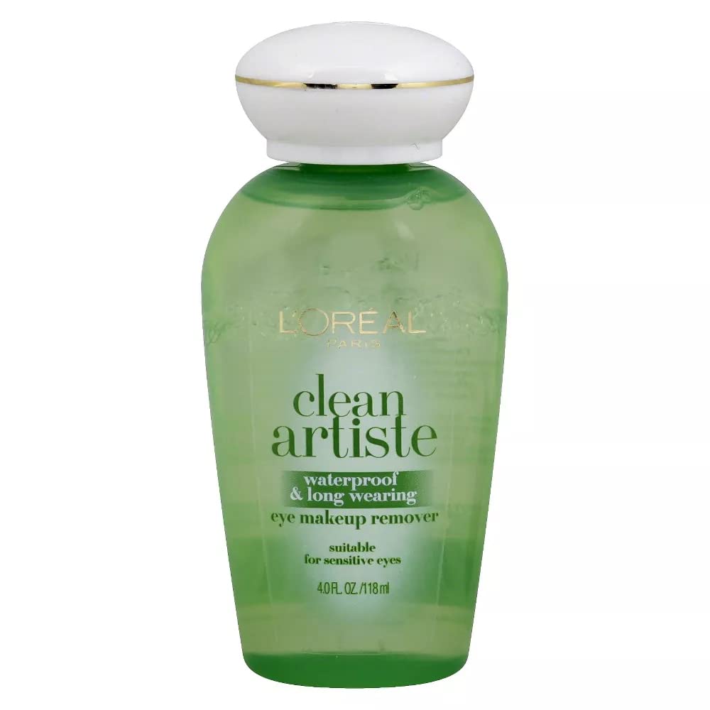 L'Oréal Paris Clean Artiste Eye Makeup Remover, Sensitive Eyes, 4 fl. oz.