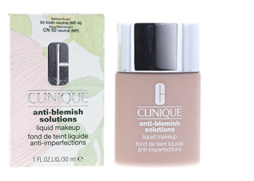 New! Clinique Acne Solutions Liquid Makeup, 1 oz / 30 ml, 03 Fresh Neutral (MF-N)