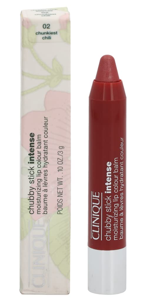 Clinique Chubby Stick Intense Moisturizing Lip Colour Balm, No. 02 Chunkiest Chili, 10 Ounce