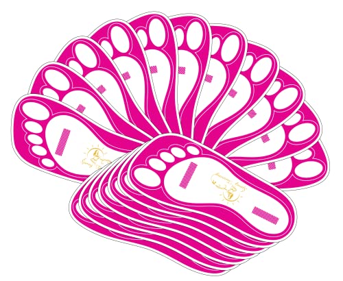 120 Pairs(240 Feets) Disposable Tanning Feet Pads Sunless Airbrush Spray Tent Protect Foot Shaped Spray Tan Sandals