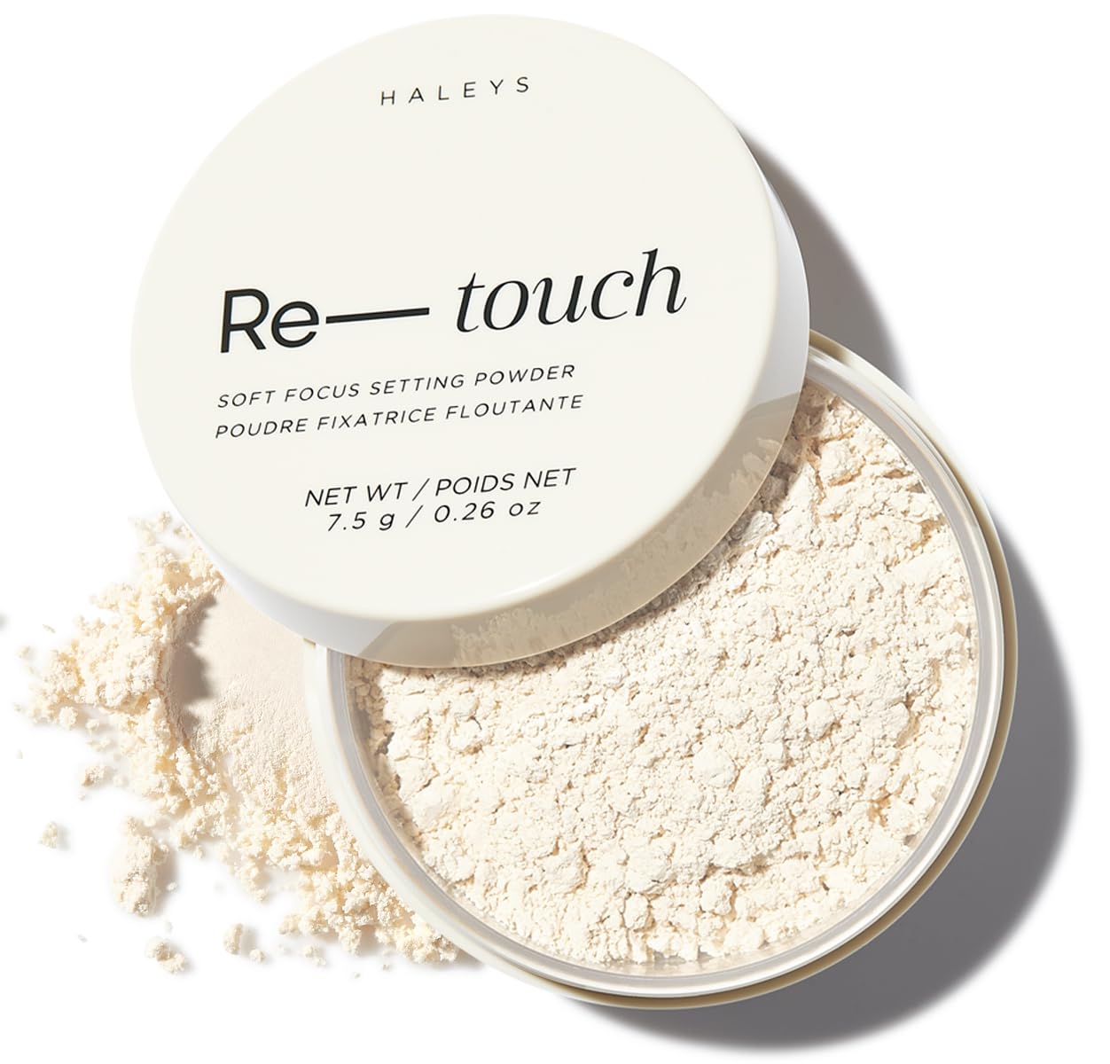 HALEYS Re-touch Soft Focus Setting Powder (Fair) - Ultra-Blurring, Lightweight, Non-Caking, Nourishes, Smoothens for Filter-Like Finish, Translucent Loose Powder