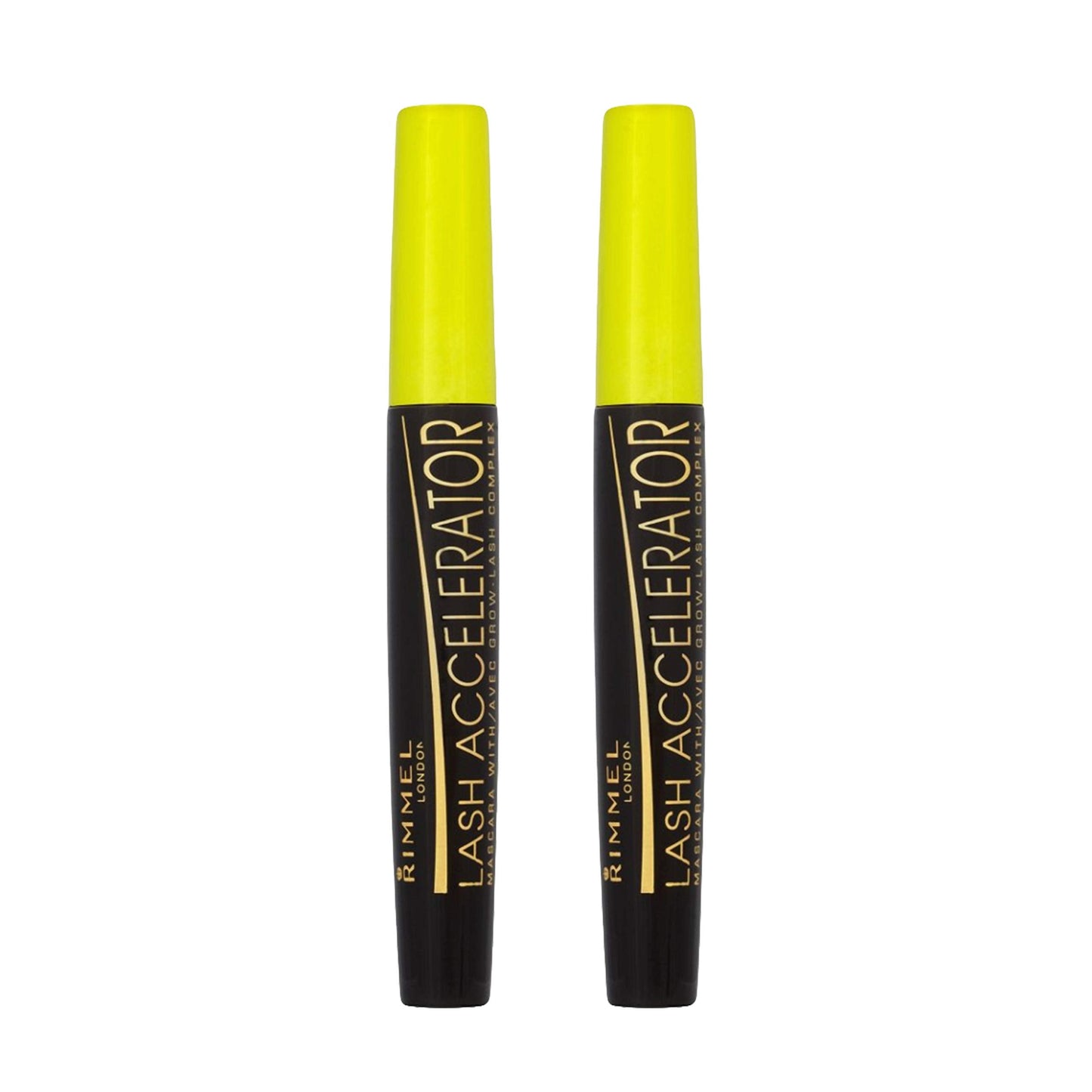 Rimmel Lash Accelerator Mascara, Extreme Black (2-Pack)
