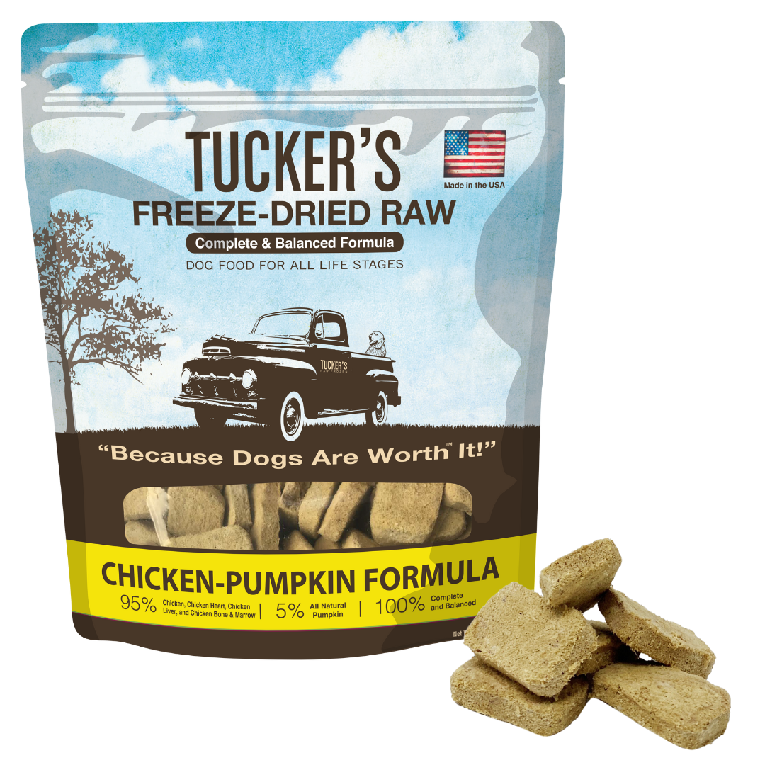 Tucker’s Chicken and Pumpkin Freeze Dried Dog Food