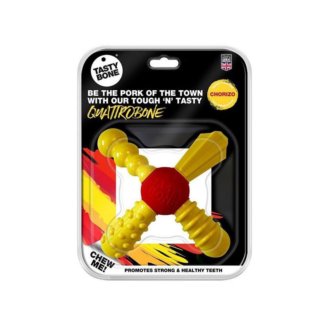 Tasty Bone - Nylon QuattroBone Dog Chew Toy