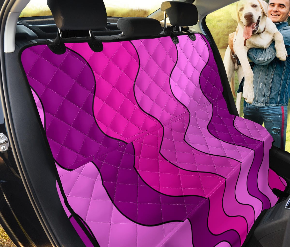 Magenta Vibes Dog Car Seat Covers