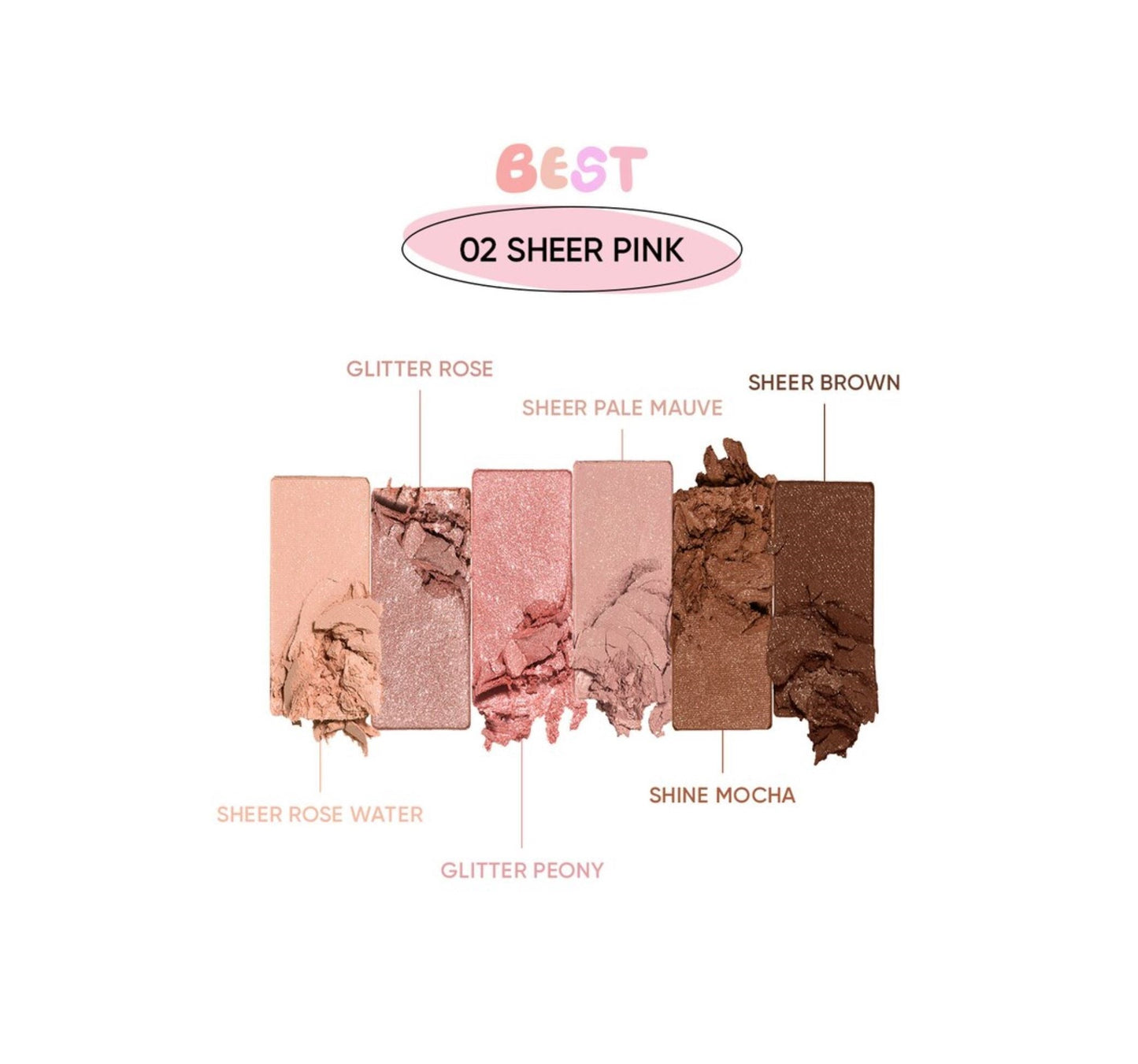 Eye Vegan Sheer Palette - 4 Colors