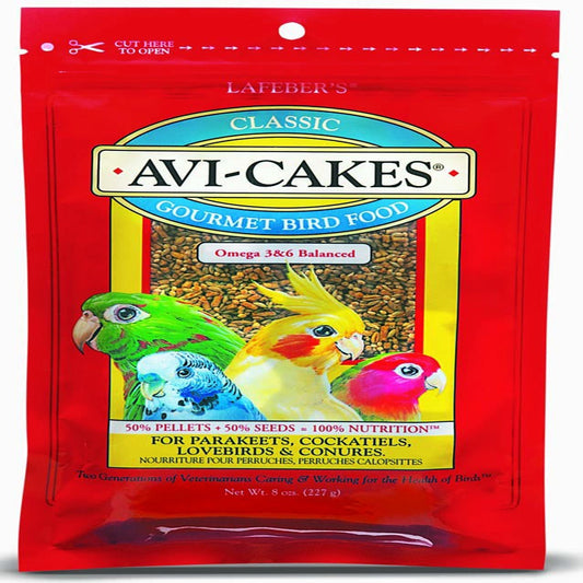 Lafeber Company Classic Avi-Cakes Parakeet and Cockatiel Treat 8 oz