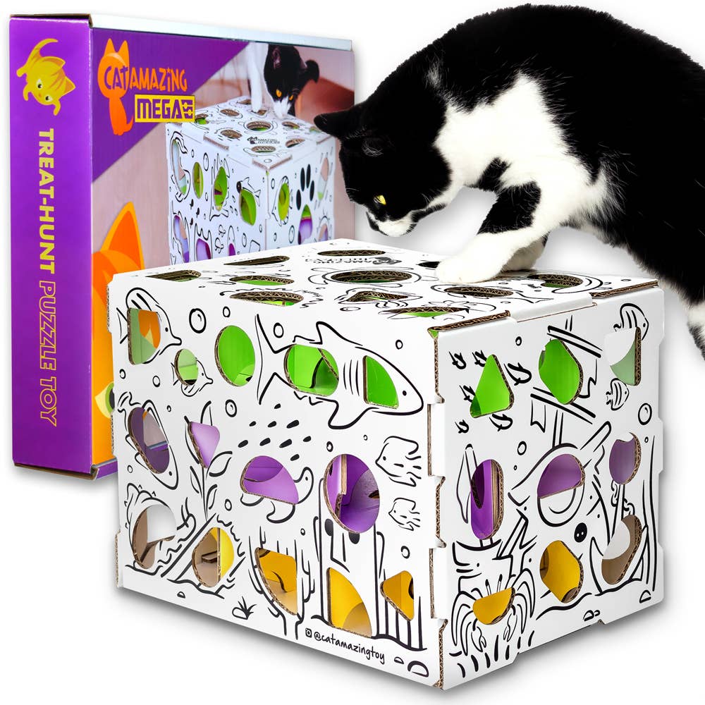 MEGA Interactive Cat Toy and Puzzle Feeder