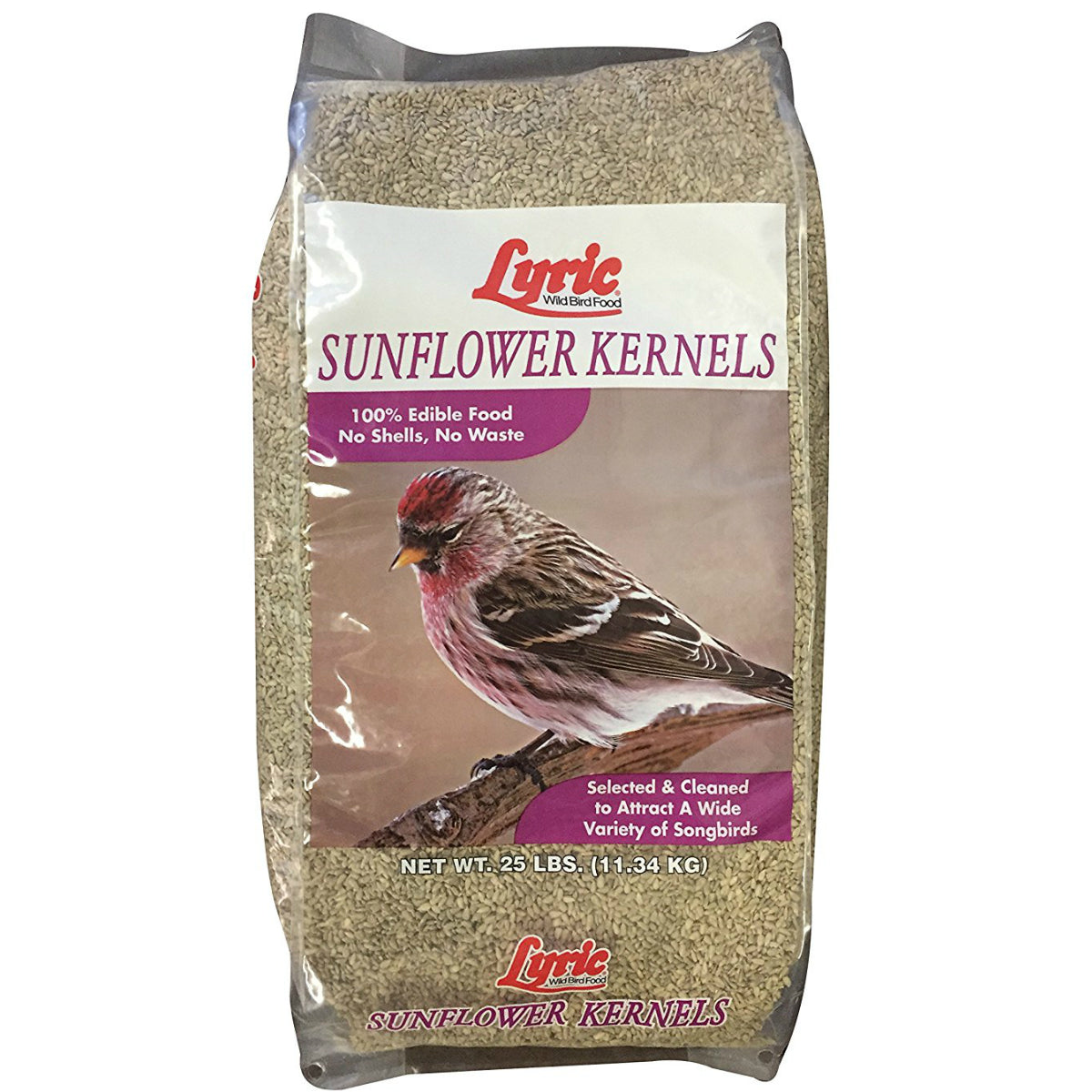 Lyric® 26-47284 Song 'N Beauty Sunflower Kernels Wild Bird Food, 25 Lbs