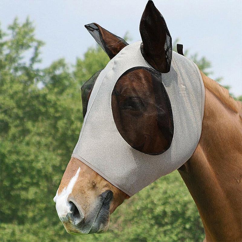 Anti-vliegen mesh paardenmasker