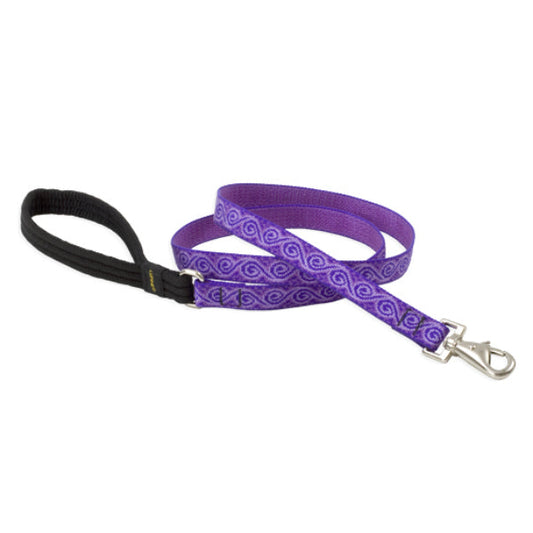 Lupine 96909 Originals Padded Handle Medium Dog Leash, Jelly Roll, 3/4" x 6'