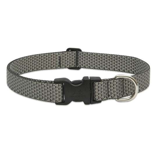 Lupine 36553 ECO Adjustable Collar for Large Dogs, Granite, 1" x 16-28"
