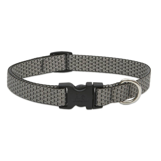 Lupine 36501 ECO Adjustable Collar for Small Dogs, Granite, 3/4" x 9-14"