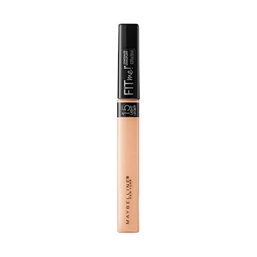 Maybelline New York Fit Me! Concealer, Light [15] 0.23 oz (Pack of 4)