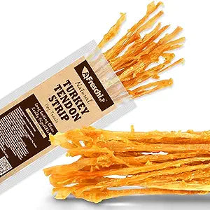 Afreschi Turkey Tendon for Dogs, Dog Treats for Signature Series, All Natural Human Grade Puppy Chew, Ingredient