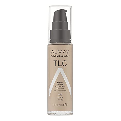 Almay TLC Truly Lasting Color 16 Hour Makeup, Ivory 01 [120] 1 oz (Pack of 2)