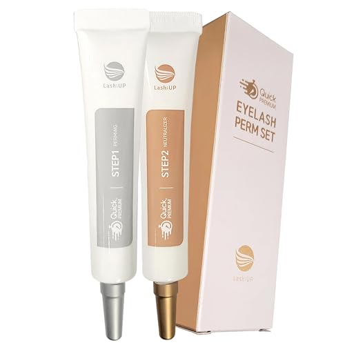 Lash Up, Eyebrow Lamination and Eyelash Lift, Step 1 and Step 2 tube set 20ml, Professional Quality lash perm set Prep by Amber Lash (ORIGINAL)