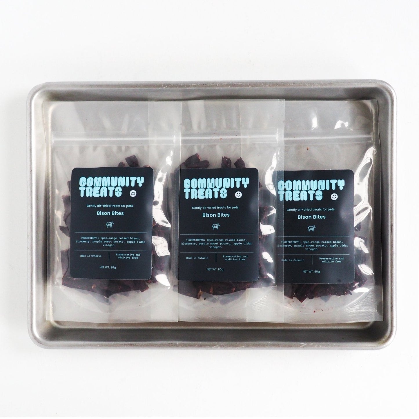 Community Treats - Bison & Blueberry Bites