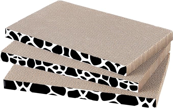 Cat Scratcher, 5 PCS Ex-Large Cat Scratching Boards, Cat Scratching Box