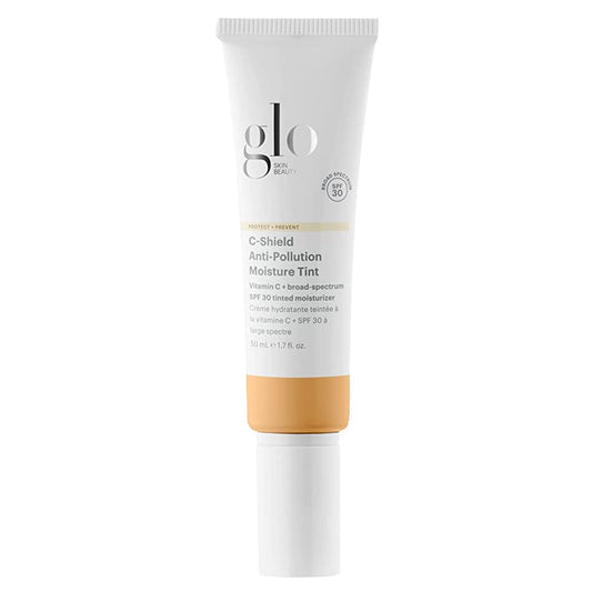 Glo Skin Beauty C-Shield Anti-Pollution Moisture Tint - Tinted Moisturizer for Face With SPF 30 Broad Spectrum Protection & Vitamin C, 1.7 Oz (5W-Medium)