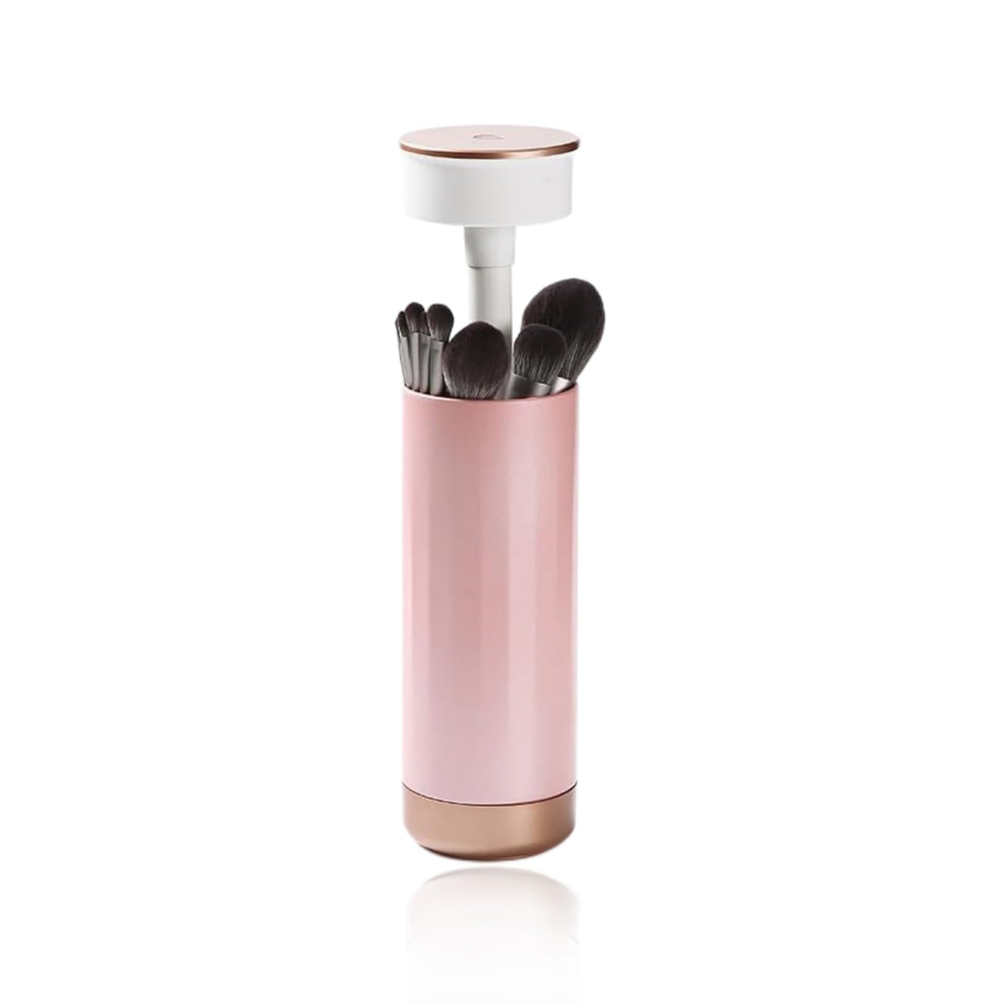 Makeup Brush Cleaner, Cleaner for Makeup Brushes, Large Capacity Cosmetic Brush Cleaner with Retractable Protective Cover to Clean Any Makeup Brush