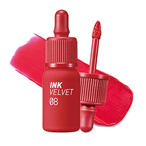 Peripera Ink the Velvet Lip Tint, Liquid Lip (0.14 fl oz, 008 SELLOUT RED)