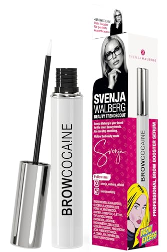 BROWCOCA!NE® eyebrow growth serum for thicker brows I vegan eye-brow booster for rapid brow growth by Svenja Walberg I test winner eyebrow growth MADE IN GERMANY