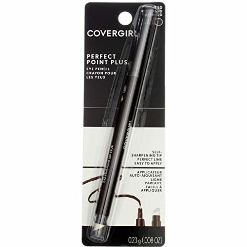 CoverGirl Perfect Point Plus Self Sharpening Eye Pencil, Espresso [210], 0.008 ounces (Pack of 3)