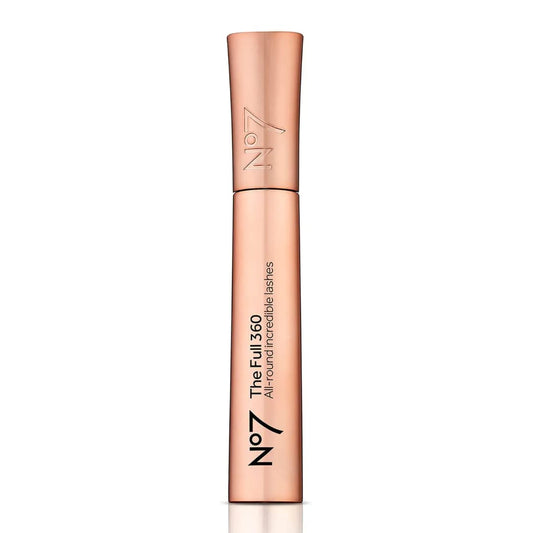 No7 The Full 360 Mascara - Black - Volumizing, Lengthening Mascara for Full, Long Lashes - Clump & Smudge-Free - Up to 24 Hour Wear (7ml)