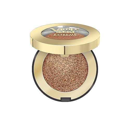 Pupa Milano Vamp! Extreme Eyeshadow 002 Extreme Copper - Creamy Powder Shadow With Intense, Metallic Finish - Create Stunning, Smokey, Shimmer Eye Looks - Blendable, High Pigment Formula - 0.088 oz