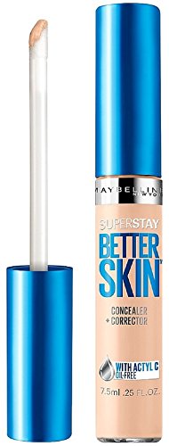 Maybelline New York Superstay Better Skin Concealer, Light, 0.25 Fluid Ounce