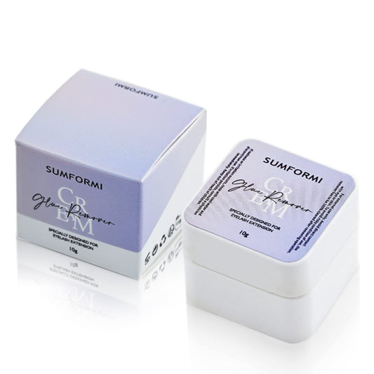 SUMFORMI Eyelash Extension Remover Cream Lash Remover 30-60s Fast and Safe Dissolve -10g Lash Glue Remover Cream Low Irritation Cream for Sensitive Skin Professional Use Only Eyelash Remover