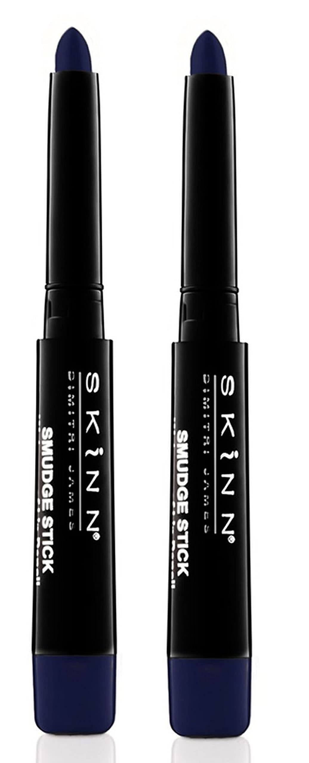 Skinn Cosmetics Smudge Stick for Eyes - Set of 2 Eye Pencils - Royal Indigo (2)