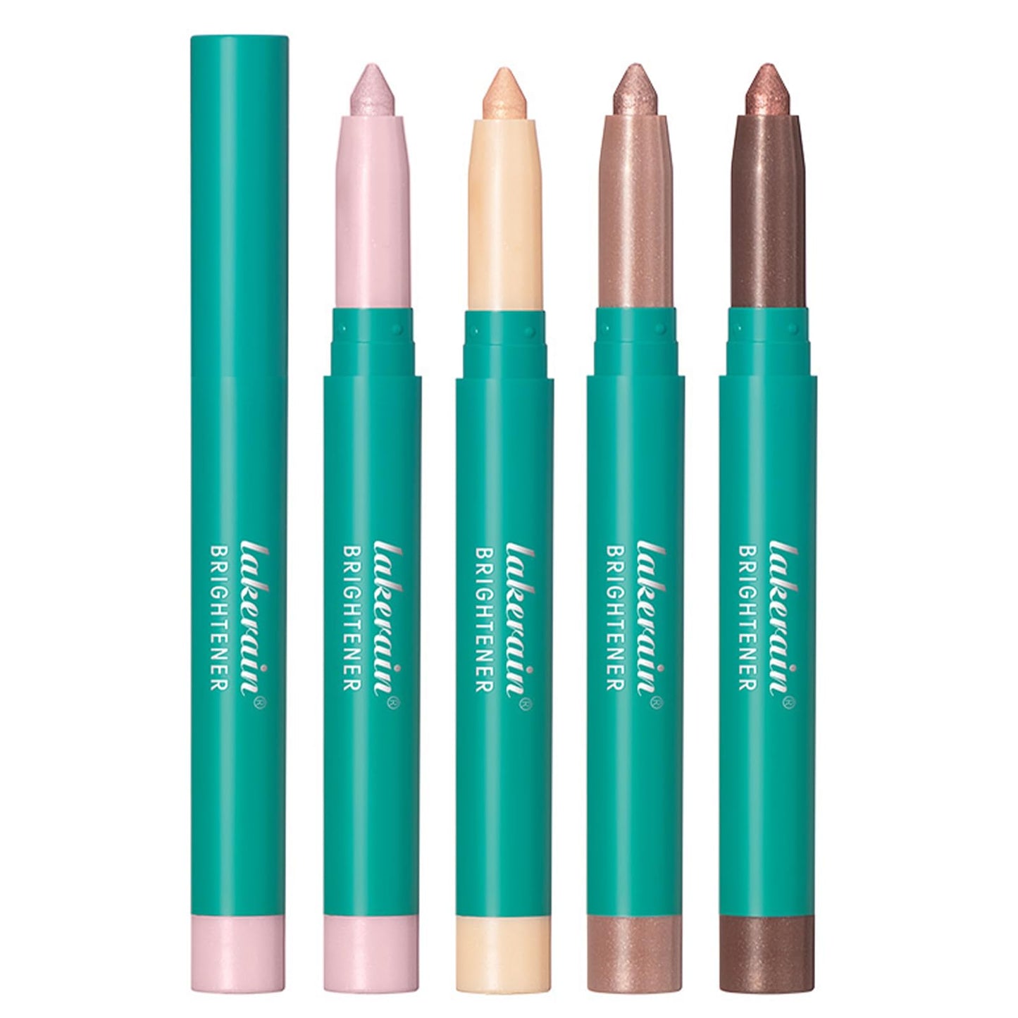 Erinde 4 Colors Eyeshadow Stick Pencil Crayon, Thrive Eye Brightener Stick, Waterproof Glitter Highlighter Eye Liner, Shimmer Creamy Long Lasting Eye Shadow Makeup