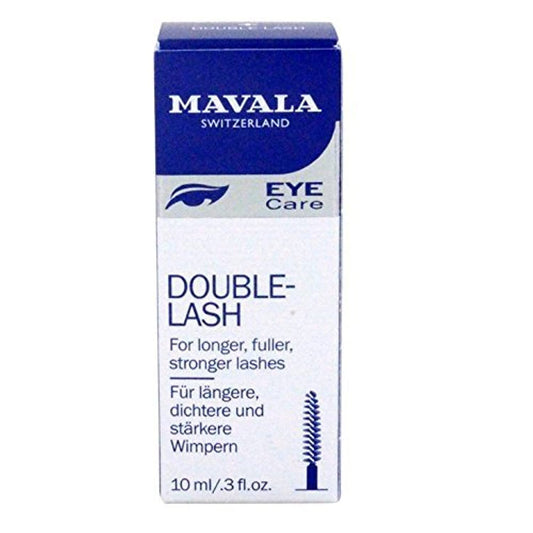 Mavala Double Lash Nutritive Eyelash Serum for the Appearance of Longer Lashes, Natural Looking, Denser Lashes + Eyebrows, 0.3 Ounce Bottle
