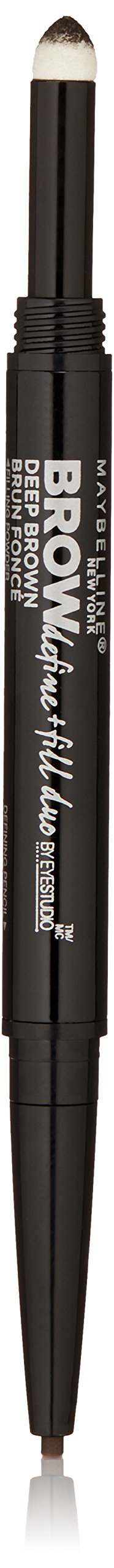 Maybelline New York Eye Studio Brow Define and Fill Duo, Deep Brown, 0.02 Ounce