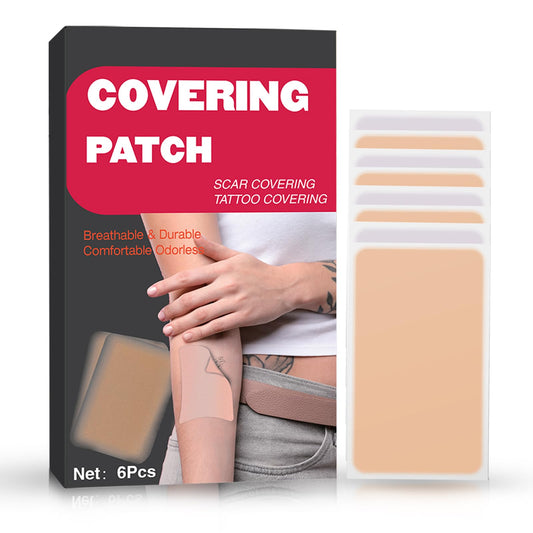 Tattoo Cover Up, Flaw Concealer Sticker Skin Concealing Tape, Ultra-Thin Tattoo Concealer Tape for Tattoo Scars and Birthmarks, Suit for Fair-skinned