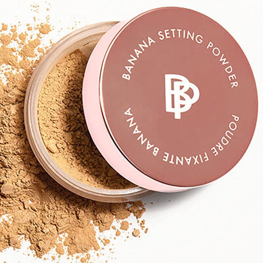 Bellapierre XL Banana Setting Powder | Lightweight Color-Correcting Powder with All Day Makeup Protection | Eliminates Blotchiness and Dark Under-Eye Circles | Talc-Free | Matte Tint - Tan - 1 Oz