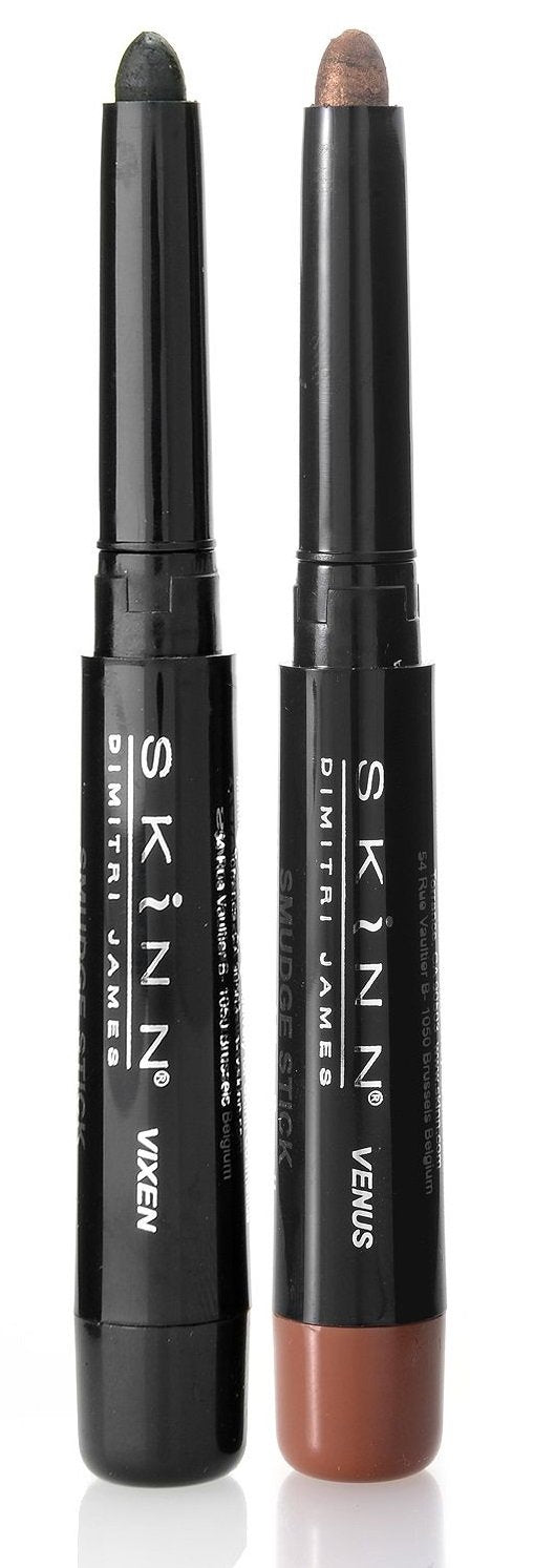 Skinn Cosmetics Smudge Stick for Eyes - Set of 2 Eye Pencils - Vixen & Venus