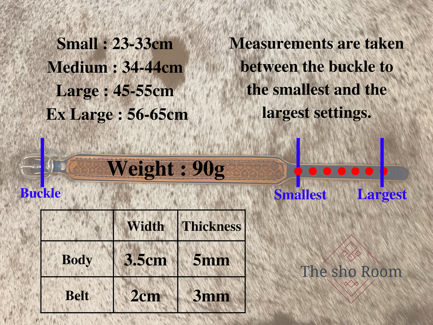 Hand painted shooting star double layered collar