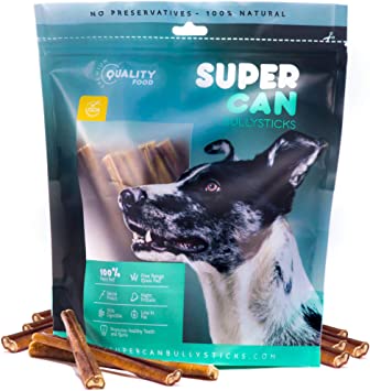 Super Can - 4"/ 5" Bully Stick 8oz Bag