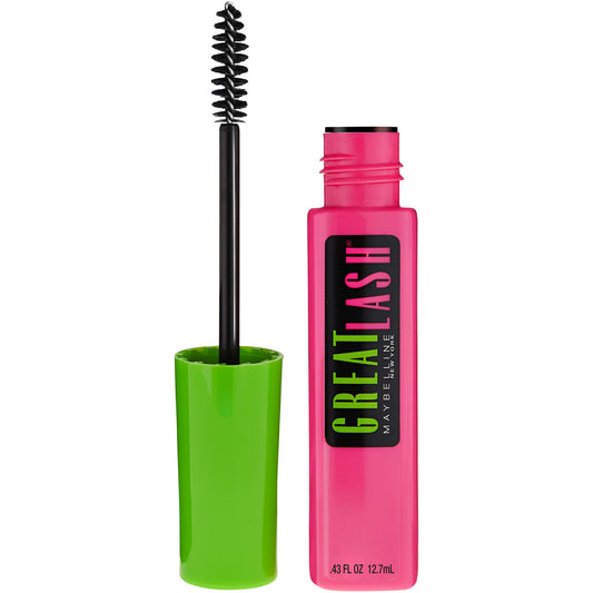 Maybelline Great Lash Washable Mascara, Brownish Black [102], 0.43 oz (Pack of 6)
